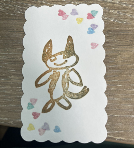 ご家族から届いた心のこもった印