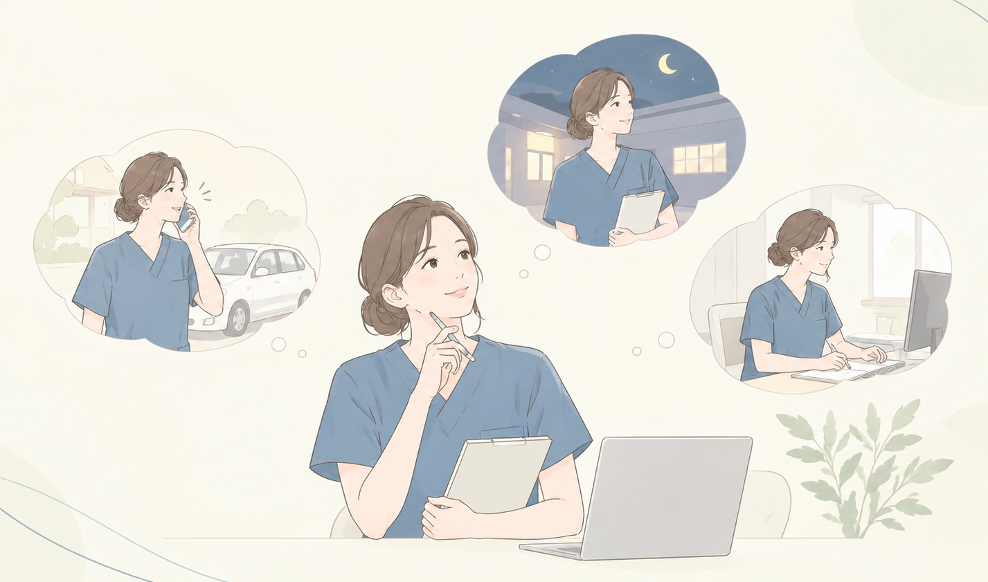 オンコールも夜勤も、人それぞれ。